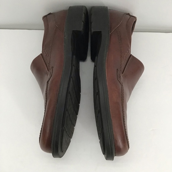 ECCO Men’s Lisbon Apron Leather Slip-On Shoe Loafer Brown Size 41EU - 7 -7.5 US - Picture 6 of 9